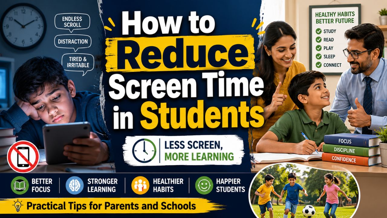 How to Reduce Screen Time in Students